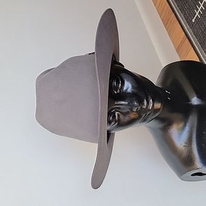 John B.Stetson Pony Express Classic Vintage with silk band feather and JBS pin